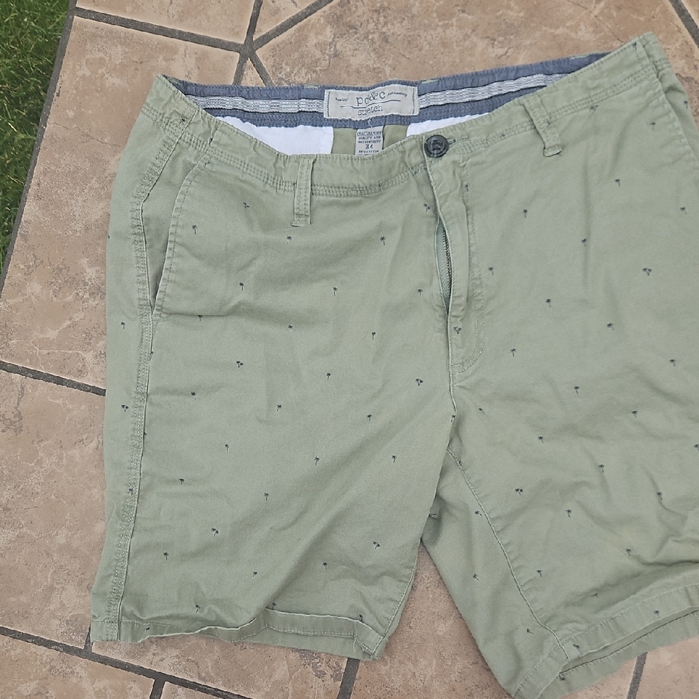 PD&C Sage Flat Front Casual Shorts